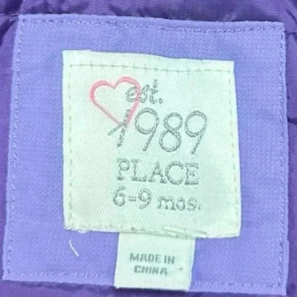 THE CHILDREN PLACE Winter 2-In-1 Jacket Size 6-9 months Fleece Inner - Picture 4 of 16